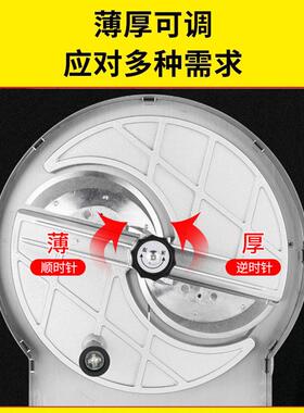 不锈钢柠檬切片机商用手摇土豆片切片器蔬菜水果土豆莲藕切片神器