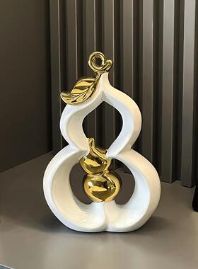 招财葫芦摆件酒柜装饰品轻奢高档客厅电视柜高级感工艺家居展示柜