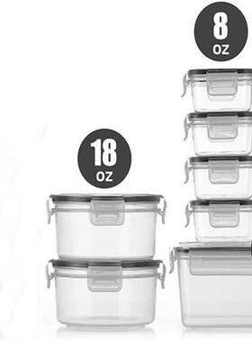 盒782套1件A款PP密封罐食品级五谷杂粮塑6料收纳零食干货茶储饭物