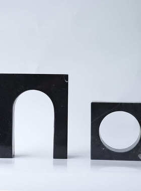 现代简约大理石门洞摆件现代简约创意家居客厅样板间售楼处工艺饰