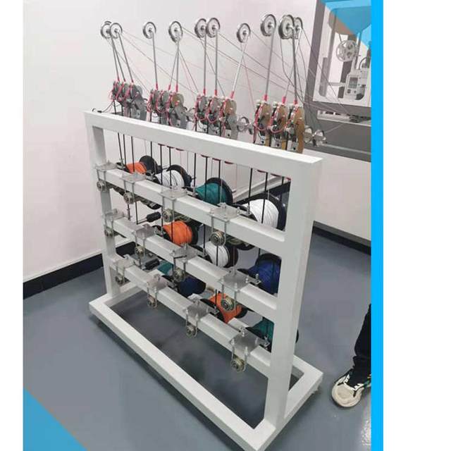 Wire-beaming machine wire rack multi-head single-head micro-head solution version automatic wire welding machine unmanned technology wire tension disc