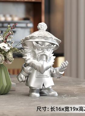 高档创意设人物桌面小摆件办装工公室位摆网红趣味搞怪饰品生日礼