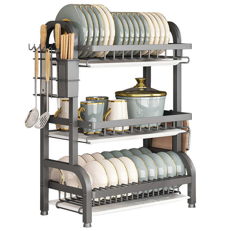 碗碟收纳架碗架沥水架多功能厨房置物架刀架碗筷收纳盒碗盘架碗柜,淘宝优惠券,粉丝福利购,淘宝优惠卷