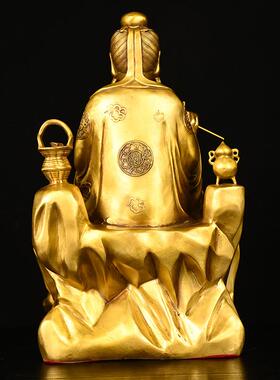 铜药王孙思邈铜像摆件医圣孙思邈神像孙真人药王爷铜中医供奉