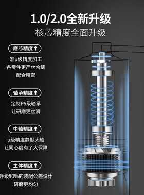 手摇咖啡磨豆机 家用手冲意式咖啡豆研磨器具 CNC钢磨芯便携