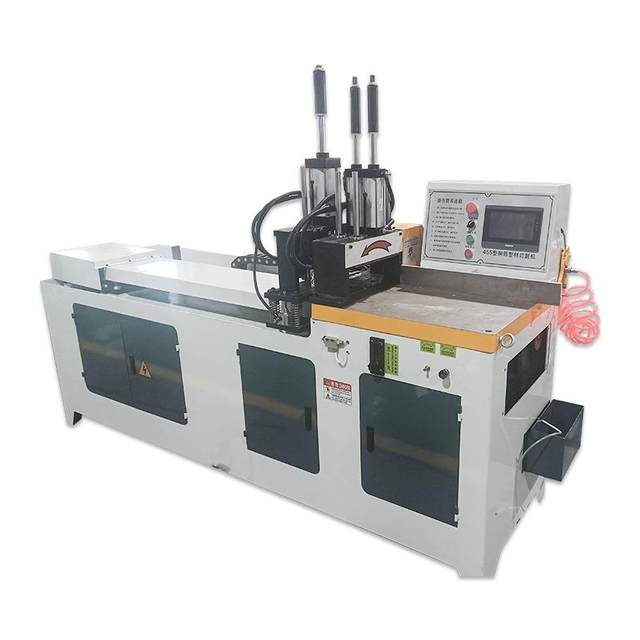 Manufacturer direct supply 455 fully automatic aluminum cutting machine special-shaped aluminum cutting machine high-precision PVC nylon tube cutting equipment