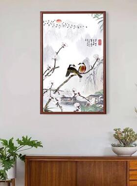 字画装裱服务中式书法国画卷轴配框裱框定制框架做大尺寸装裱画框