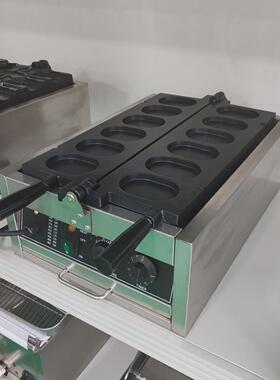跨境商用六格鸡蛋烧机器电热6孔鸡蛋仔华夫饼机椭圆形煎荷包蛋机