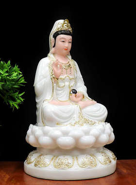 眼光娘娘神像 汉白玉 佛像眼光圣母家用供奉明目元君玉石眼光奶