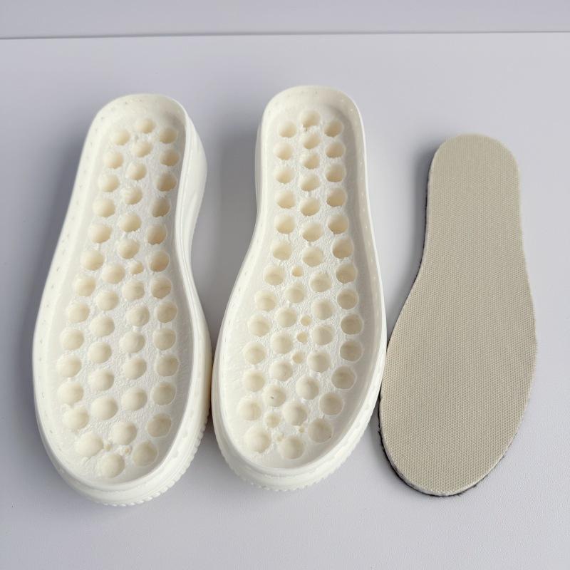 新款手工PU小高台底 手工牛筋底勾冰条线粗线鞋底 内增高小白鞋底 - 图3