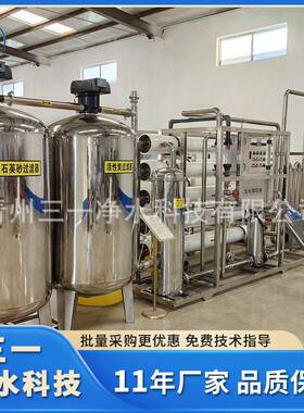 10吨反渗透水处理设备去离子水全自动双级ro反渗透大型纯水设备