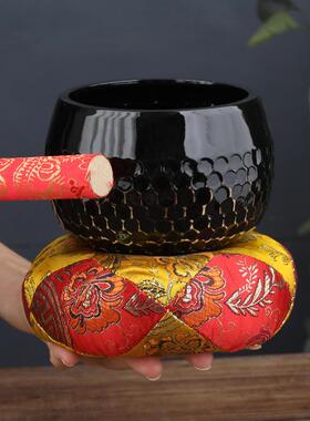 铜磬铜钵纯铜法器铜罄佛音钵用品钵音碗冥想音疗静心钵厚磬起起