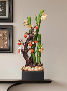 室节节高升富贵竹子落地摆迁件客厅视柜装饰办公乔新1098-落居电