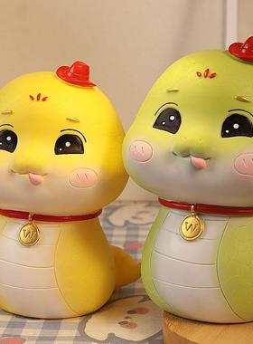 十二生肖蛇年存钱罐2024新款大容量只进不出成人儿童男女孩储蓄罐