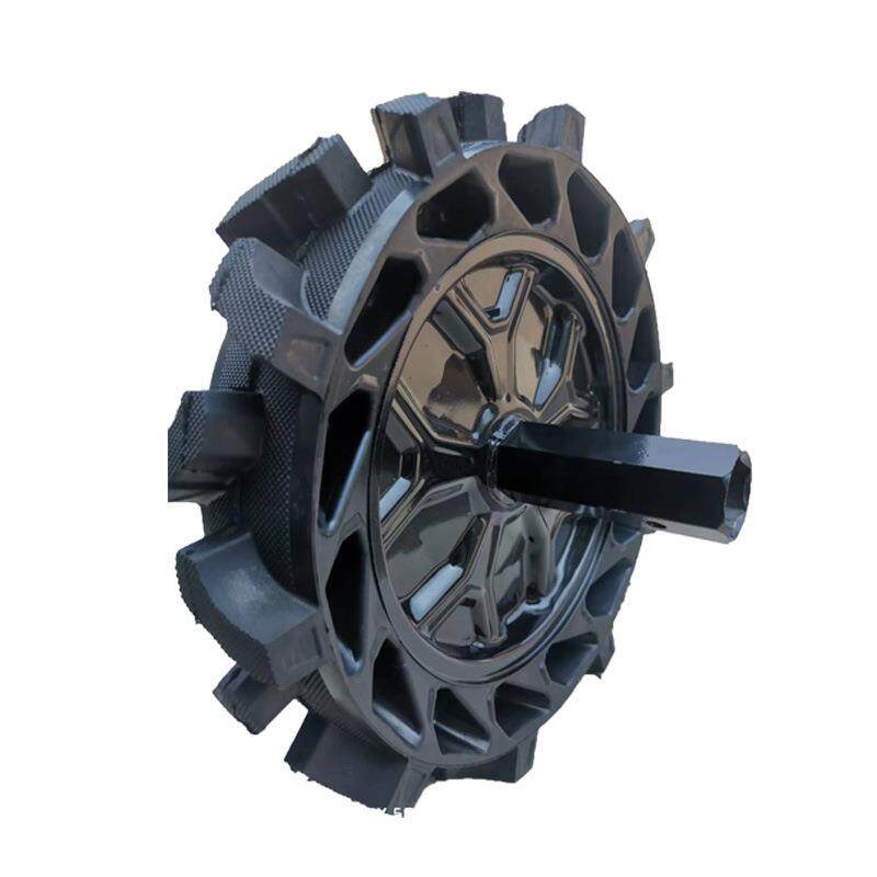 Micro tillage solid tire 3.50-6 4.00-8 5.00-12 Agricultural machinery tractor belt shaft shock-absorbing solid tire