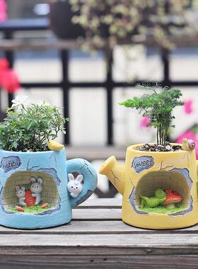 zakkaDIY童趣园艺花盆装饰摆件