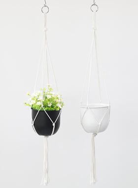 室内阳台铁艺吊盆水培绿植物垂吊悬挂花盆亚马逊跨境热卖挂篮吊盆