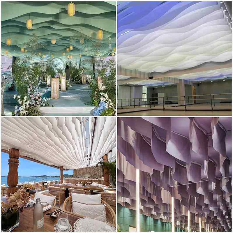 网红风动吊顶纱幔景区户外海边遮阳装饰庭院餐厅婚礼酒店民宿布置,淘宝优惠券,粉丝福利购,淘宝优惠卷