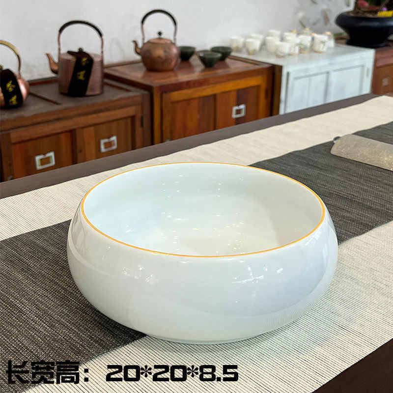家废笔洗茶碗用水水缸陶瓷特大号茶渣功夫茶具配件捡漏盂茶洗,淘宝优惠券,粉丝福利购,淘宝优惠卷