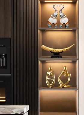 高档轻奢酒柜装饰品摆件家居玄关客厅电视柜办公室桌面书架工艺礼