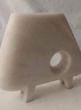 现代简约创意大理石果盘抽象几何摆件样板房售楼处桌面工艺品饰品