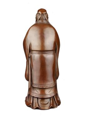 孔子铜像摆件孔夫子铜孔子像铜雕像家居装饰工艺礼品家居书房摆件