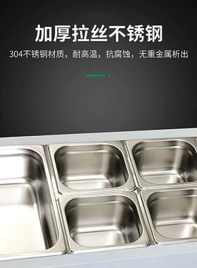 商用台式沙拉冷藏柜披萨水果捞展示柜甜品操作台源头工厂