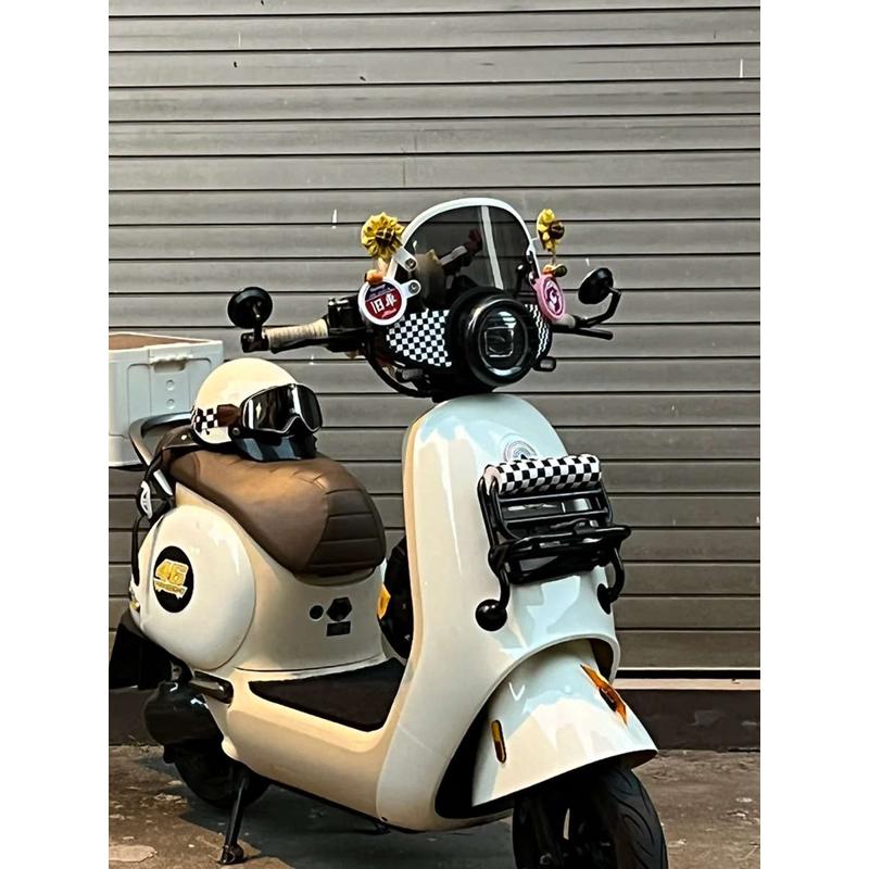 适用9号电动车九号Q80C九号Q85C九号Q90改装前挡风玻璃配件 - 图1