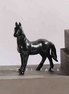 一匚样板间抽象陶瓷轻奢艺术家居售楼部酒店玄关客厅卧室装饰摆件