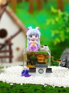 创意少女心陌上花开手摇八音盒惊喜儿童礼物女生房间音乐盒装饰品