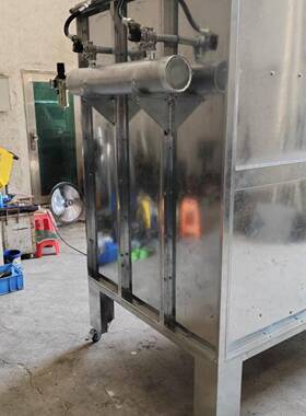 特惠工艺品静电喷粉柜移动式打色版喷粉柜防爆型单工位喷涂回收柜