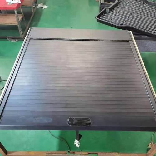 适用09-22年福特猛禽F150专用手动卷帘平盖半自动伸缩后尾箱盖板 - 图3