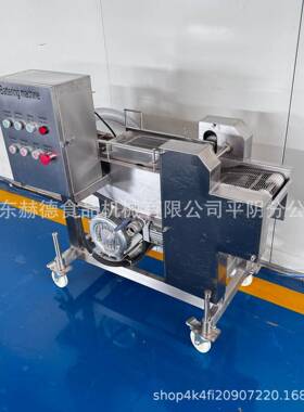 商用核桃仁浸浆机大型不锈钢红薯条上浆流水线肉饼上粉上糠机