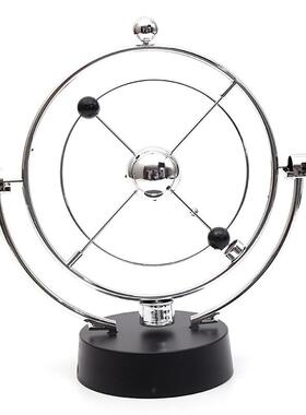 usb电池两用永动仪 金属混沌摆永动球物理动态艺术牛顿摆家居礼品