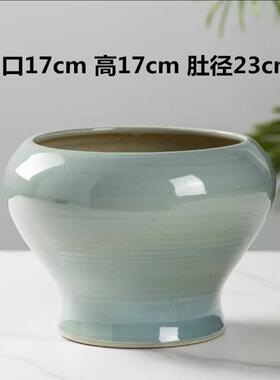 流泉枫绿植新房阳台流泉枫花盆盆景客厅中式复古陶瓷容器