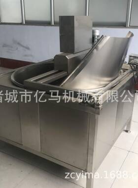 小黄鱼油炸机全自动食品油炸设备耦合油炸机厂家虎皮鸡爪油炸机