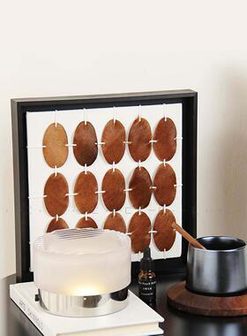 一匚 现代轻奢咖啡杯装饰画台灯摆件 样板间床头柜衣帽间卧室装饰