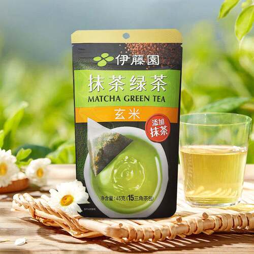 新疆包邮伊藤园抹茶绿茶原味玄米茉莉花茶乌龙茶叶茶包可冷泡原叶 - 图1