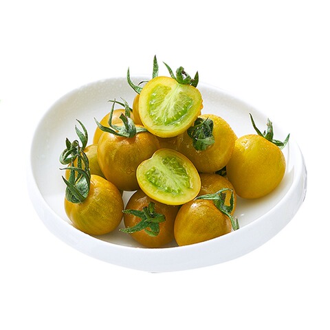 糖珀琥小番茄黄绿色圣女果新鲜现摘唐伯虎水果小柿子生吃玲珑果