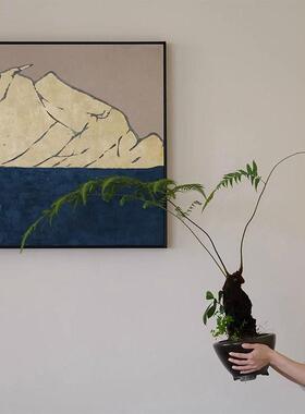 《家有金山》简约艺术装饰画电表箱挂画客厅沙发现轻奢寓意挂画