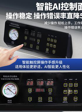 柏望机真空机包装机商用双室封口机全自动抽真空工业大型真空塑封