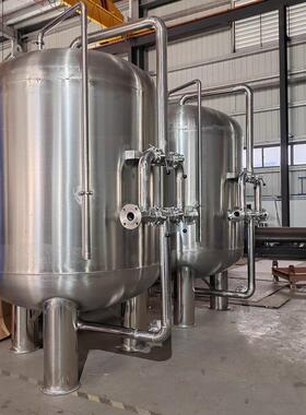 304不锈钢机械过滤器多介质石英砂除氟除铁锰过滤河水中水处理
