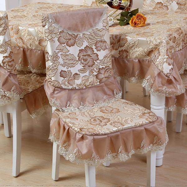 餐桌椅子罩套装红色喜庆防滑椅子套罩四季通用田园桌布餐椅套罩,淘宝优惠券,粉丝福利购,淘宝优惠卷