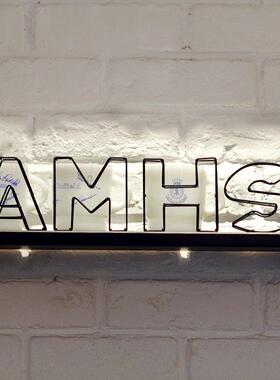 SO手工制铁艺黑色哑光diy组合工业风格26个立体英文字母摆设A-Z