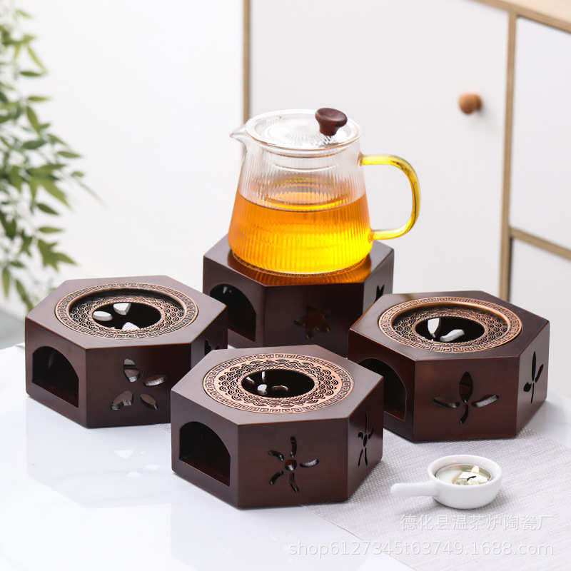 竹制温茶炉餐厅酒店家用底座中式复古蜡烛加热保温竹茶台茶具配件,淘宝优惠券,粉丝福利购,淘宝优惠卷