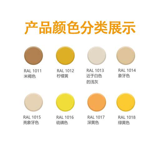 劳尔RAL1011/1012/1013/1014/1015/1016/1017/1018漆先生喷漆罐 - 图2