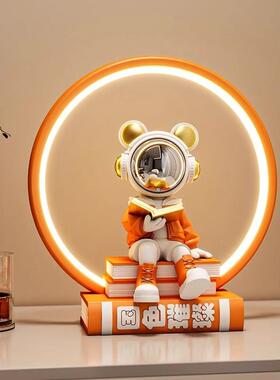 卡通国家色彩明亮航天员航天员夜灯桌面摆件客厅卧室家装氛围灯