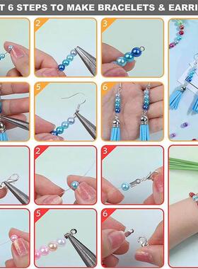 1960pcs 6mm ABS Imitation Pearl Beads for DIY Jewelry Making