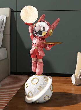 轻奢宇航员大型落地摆件家新居厅电柜视柜XKE床头装饰品乔迁居客