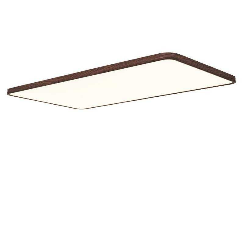 中古风护眼卧室吸顶灯极简超薄书房灯日式复古胡桃木纹客厅吸顶灯,淘宝优惠券,粉丝福利购,淘宝优惠卷